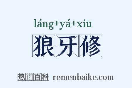狼牙修是什么意思的图片